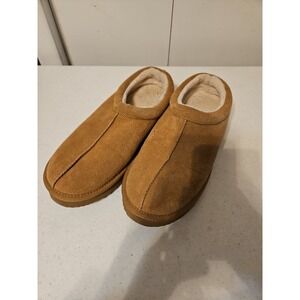 Men's Target Slippers Size 11 Suede Slip-On (S129)